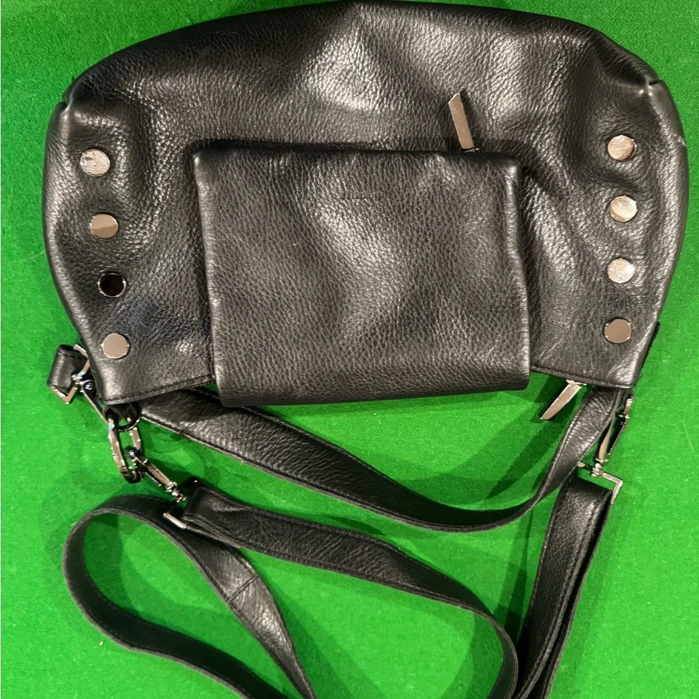 Hammitt Black Satchel with Gunmetal Gray Accents - Picture 12 of 13